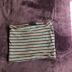 Striped Brandy Melville Tube Top